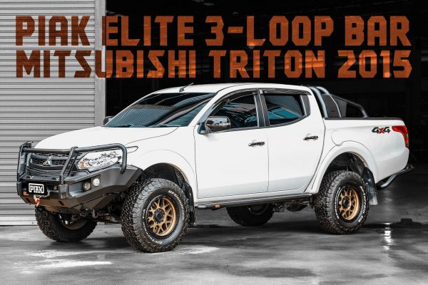 PIAK 3 LOOP ELITE WINCH BAR FITS MITSUBISHI TRITON MQ 2015 - 2018