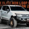PIAK Non Loop Elite Front Bull Bar - Mitsubishi Triton MQ 2015 to 2018 - Image 4
